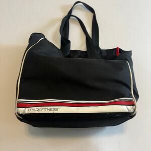 SIX PACK FITNESS Camille Sport Tote Black Red